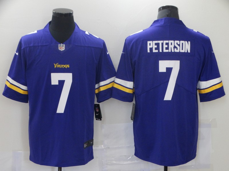 Men's Minnesota Vikings Patrick Peterson #7 Purple Jersey